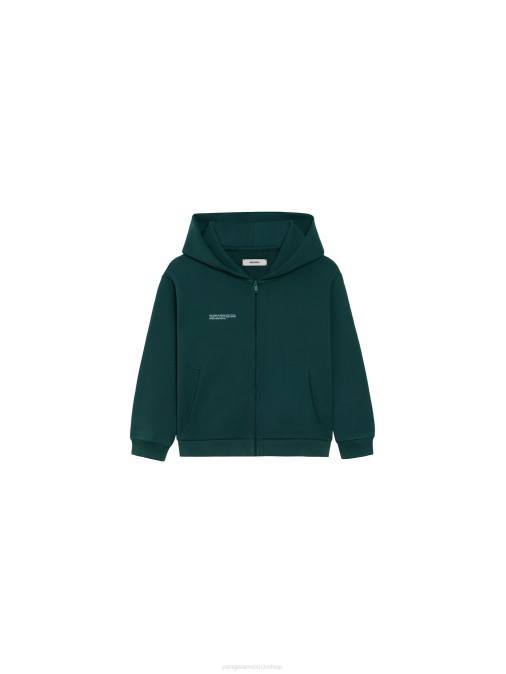 niños sudadera con cremallera 365 Pangaia follaje verde ropa TDTH558