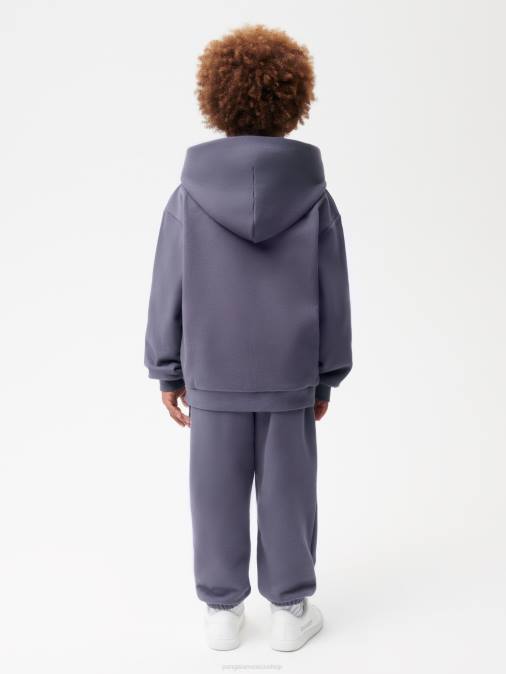 niños sudadera con cremallera 365 Pangaia pizarra azul ropa TDTH553