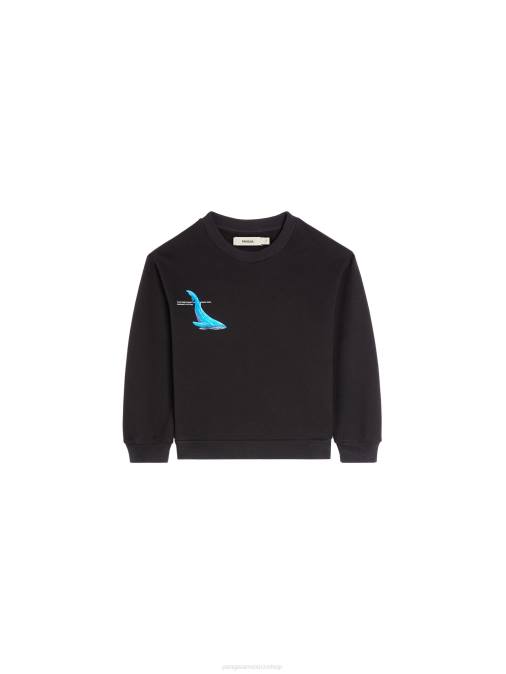 niños sudadera wahp Pangaia negro ropa TDTH568