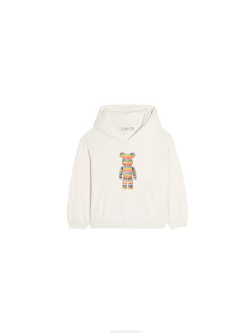 niños x haroshi be@rbrick sudadera con capucha Pangaia blanquecino ropa TDTH557