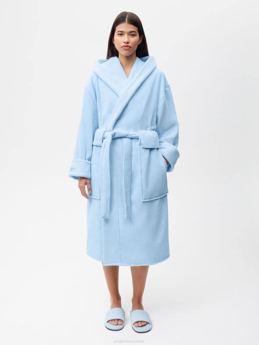 unisexo bata de baño Pangaia piedra lunar azul accesorios TDTH666