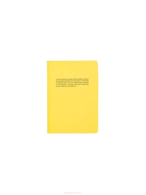 unisexo cuaderno libre de árboles Pangaia amarillo azafran accesorios TDTH695