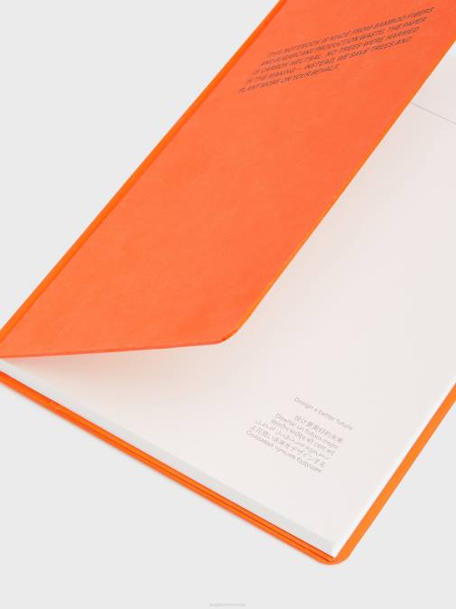 unisexo cuaderno libre de árboles Pangaia naranja caqui accesorios TDTH696