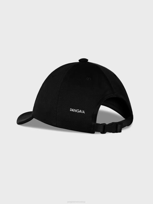 unisexo gorra de béisbol de sarga de cáñamo oleaginoso Pangaia negro accesorios TDTH692