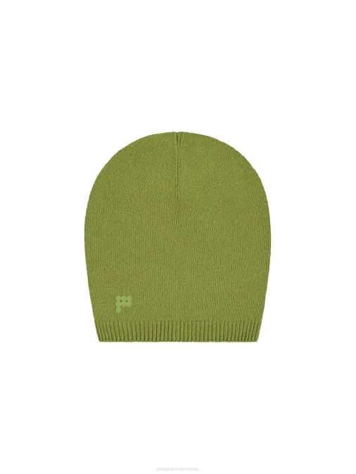 unisexo gorro de cachemir reciclado Pangaia Pasto verde accesorios TDTH506