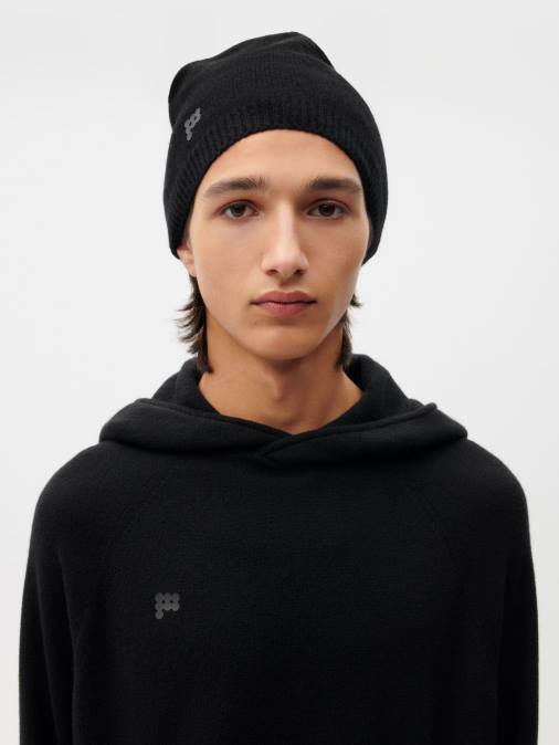 unisexo gorro de cachemir reciclado Pangaia negro accesorios TDTH504