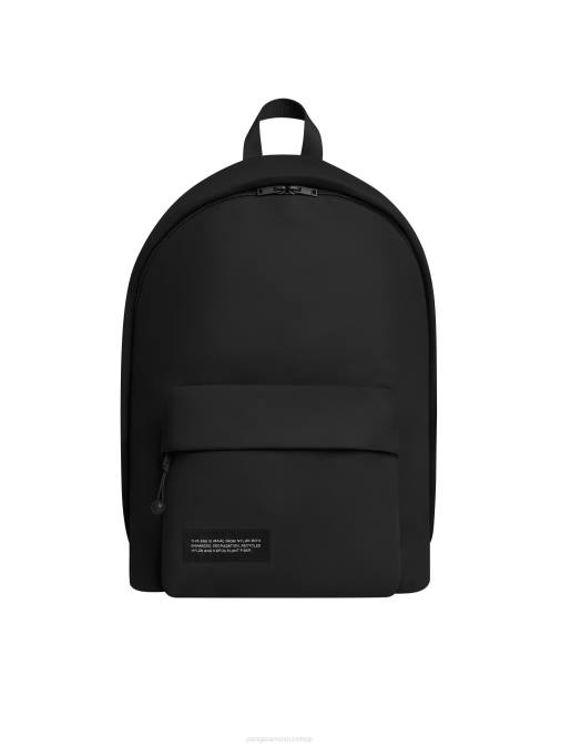 unisexo mochila acolchada de nailon Pangaia negro accesorios TDTH669
