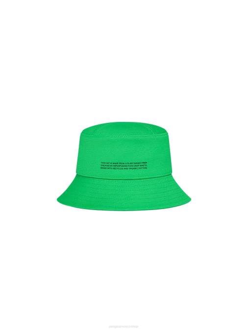 unisexo sombrero de pescador de lona de cáñamo oleaginoso Pangaia Jade verde accesorios TDTH658
