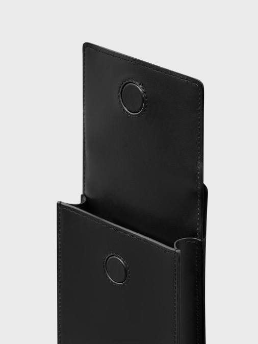 unisexo titular de pasaporte de base biológica Pangaia negro accesorios TDTH682