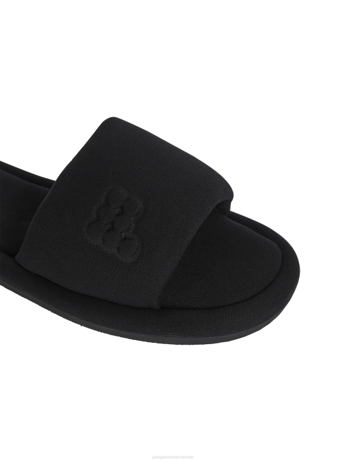 unisexo pantuflas de punto Pangaia negro calzado TDTH432
