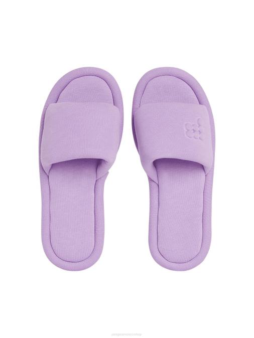 unisexo pantuflas de punto Pangaia orquídea púrpura calzado TDTH438