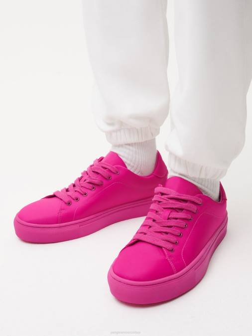 unisexo tenis de nailon reciclado Pangaia rosa dedalera calzado TDTH722